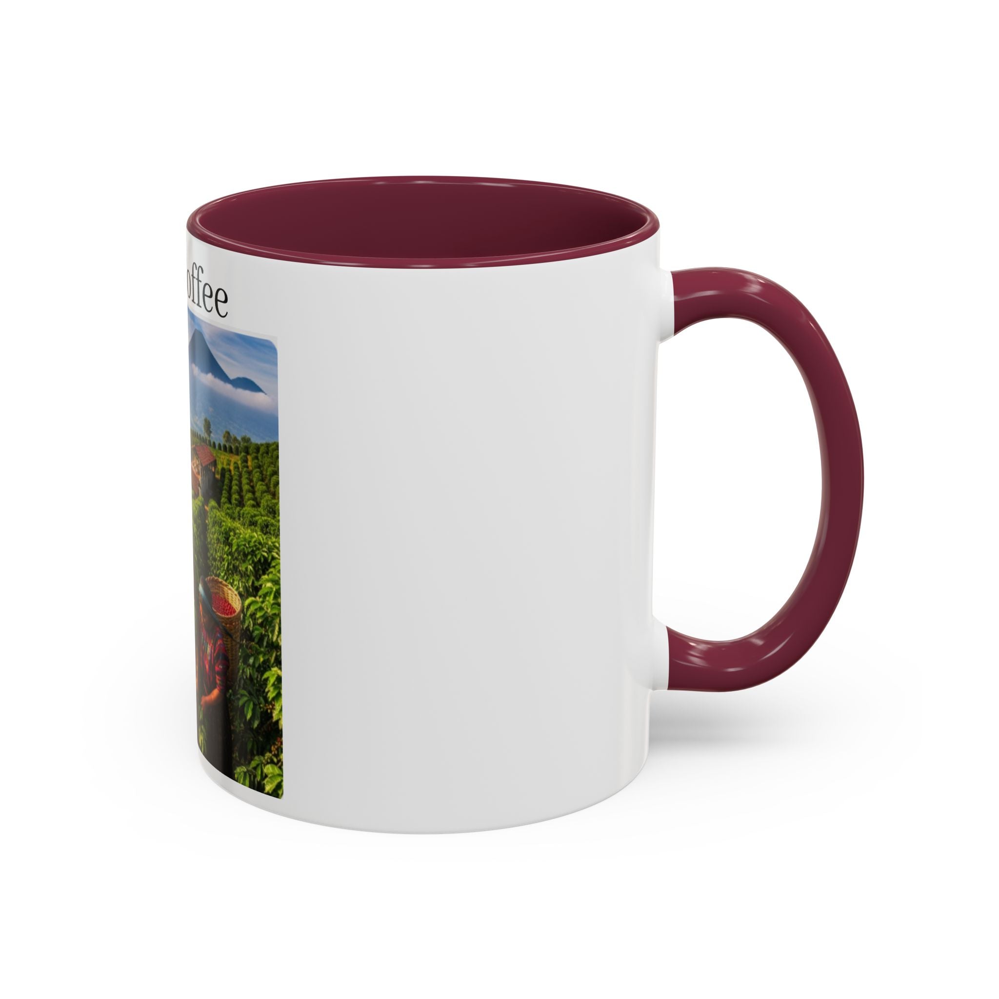 Guatemalan Coffee Photo Mug (11oz/15oz) — Scenic Coffee Farm Ceramic Cup